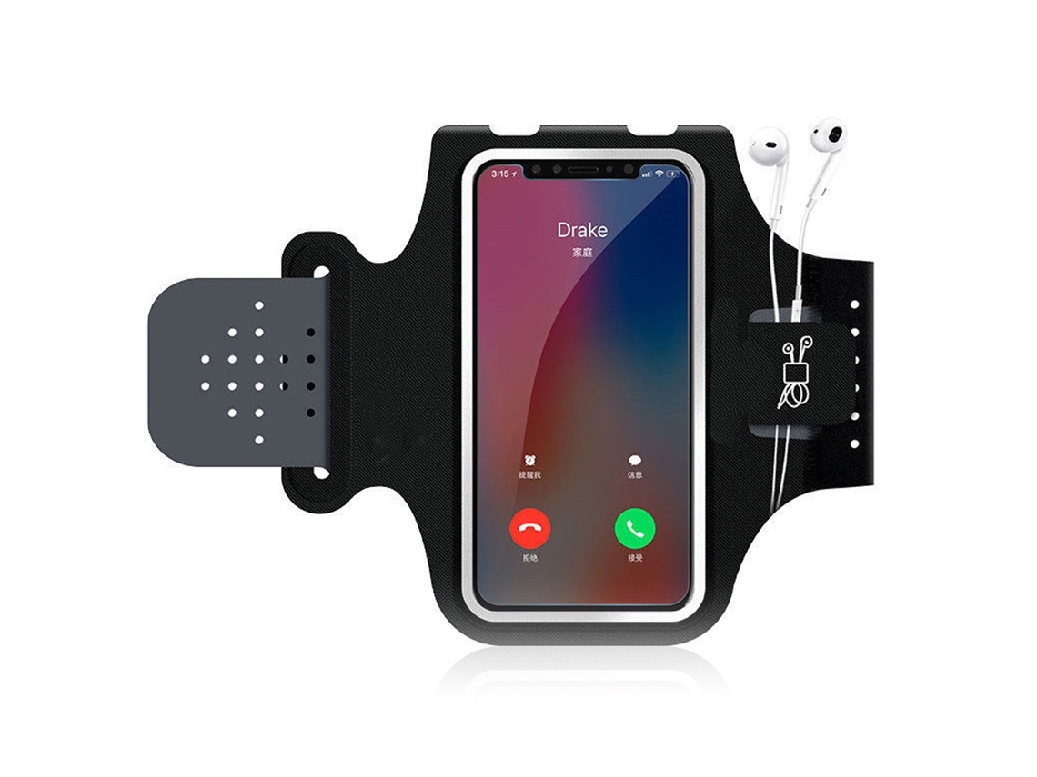 Bolsa De Pulso Multifuncional À Prova D'água Para Celular - Celular De 6,5 Polegadas - Preta (versão Atualizada)
