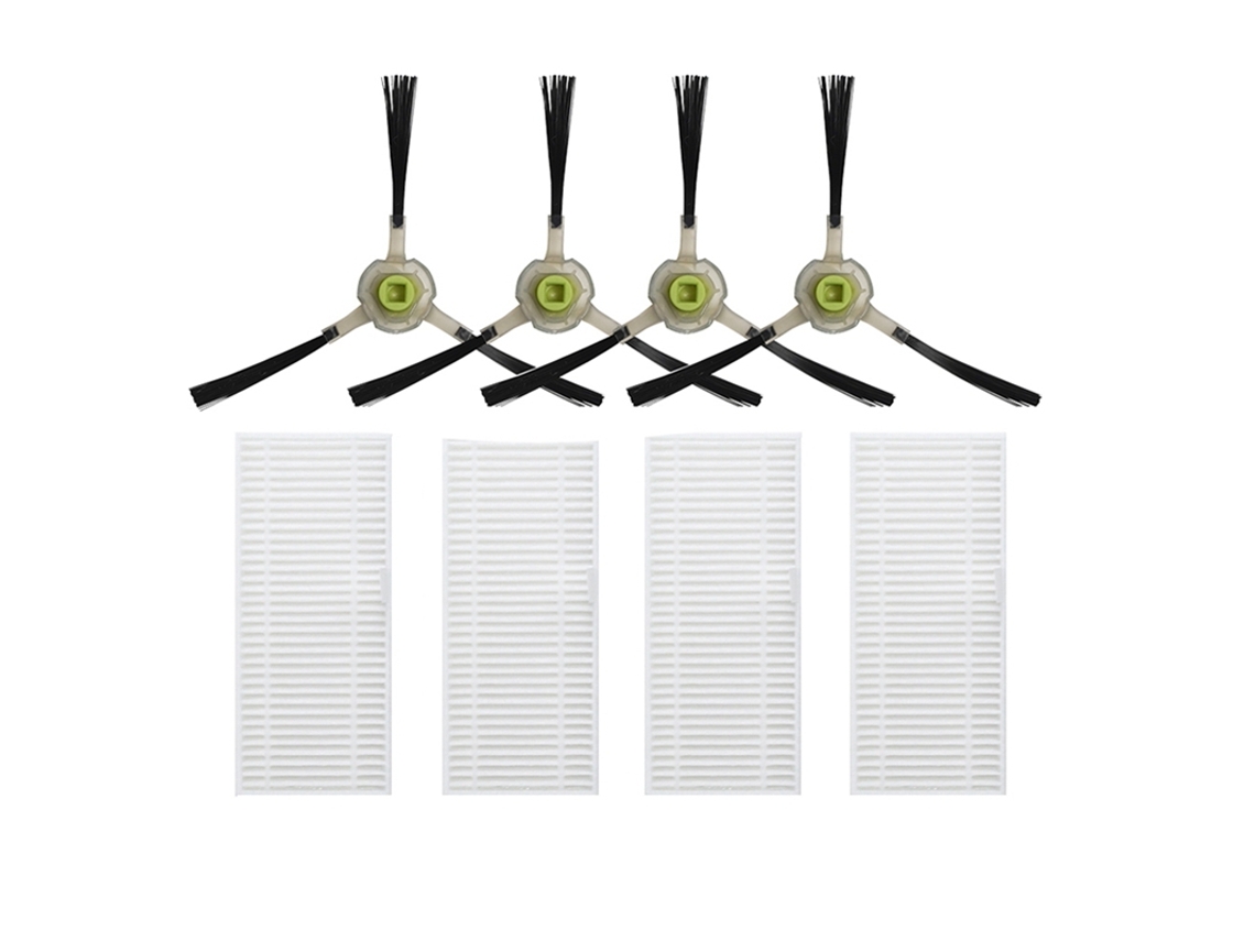 Peças de reposição para robô aspirador de pó lefant, peças m201/m210/m501a/m571/t700, tela de filtro de escova lateral