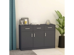 Aparador 110x30x75 cm Contrachapado Gris