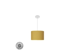 Pingente Moda 1xe27 Branco/amarelo Regx30x30 Cm Fabrilamp