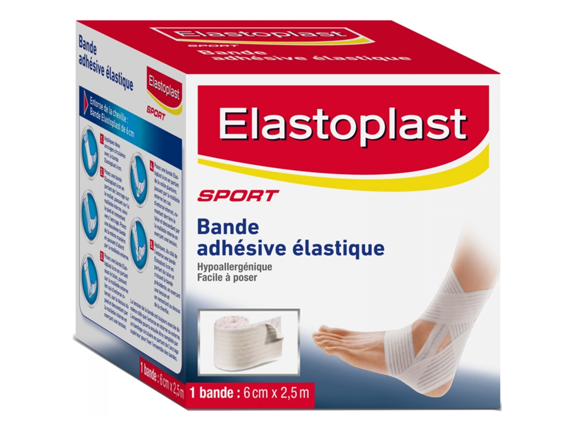 ELASTOPLAST Ligadura Adesiva Elástica 6 Cm X 2,5 M