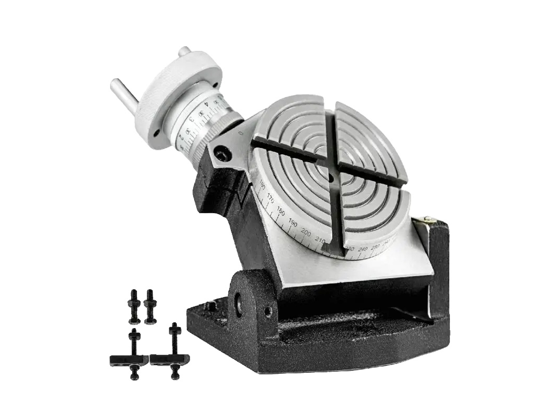 Mesa Rotativa, 4'' De Diâmetro, Ajustável Com Precisão