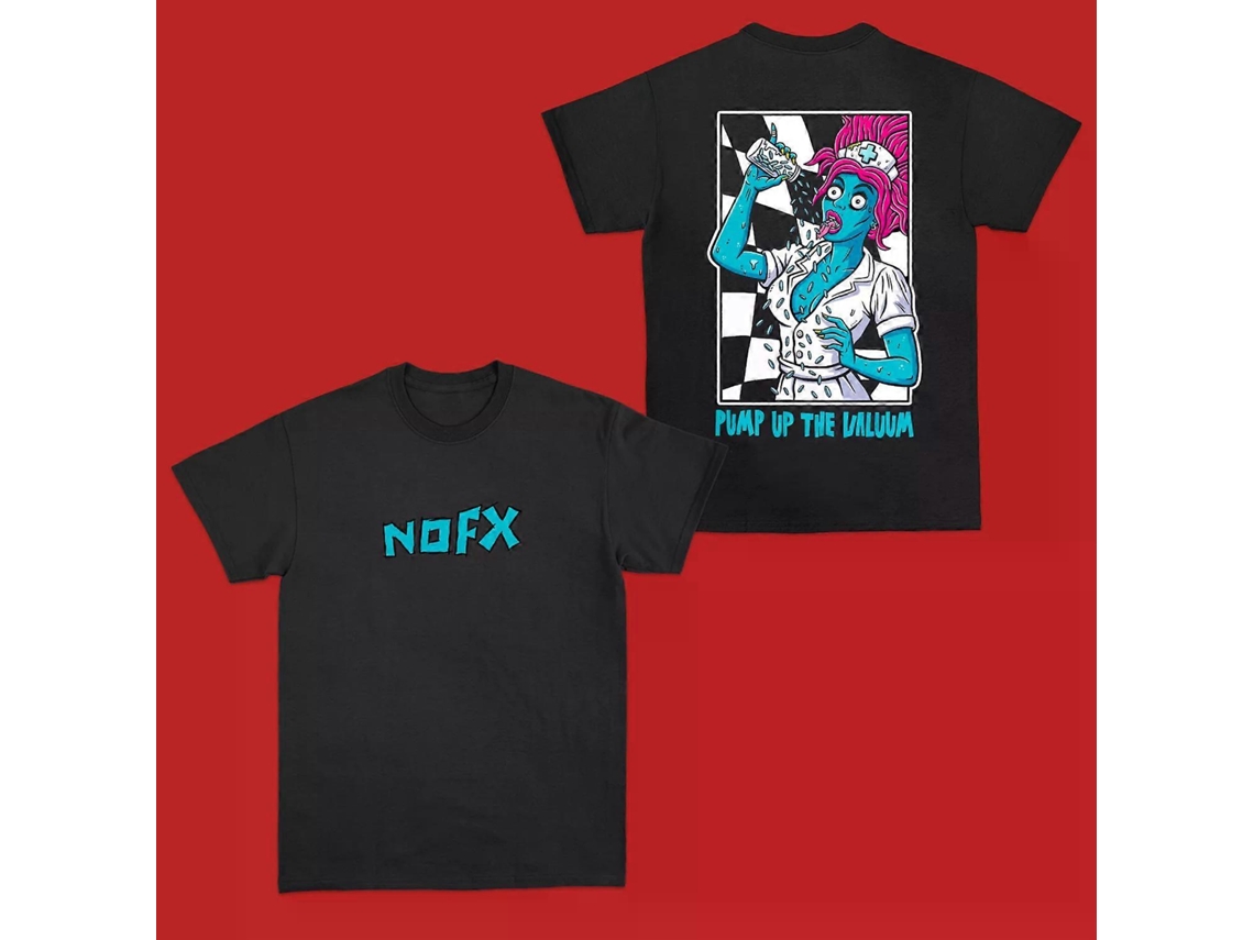 Nofx Pre orderpump Up The Valuum 25th Anniv. T shirt ROCKINSTONE Unisex Best Sellers Sizel