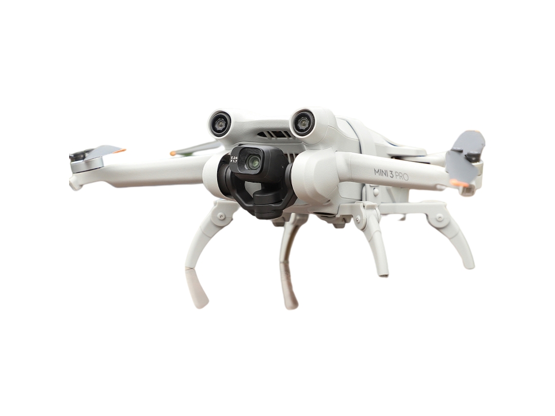 Pés De Pouso De Extensão Para Drone Dji Mini 3 Pro Altura 30mm Silicone Plástico Fácil Instalação