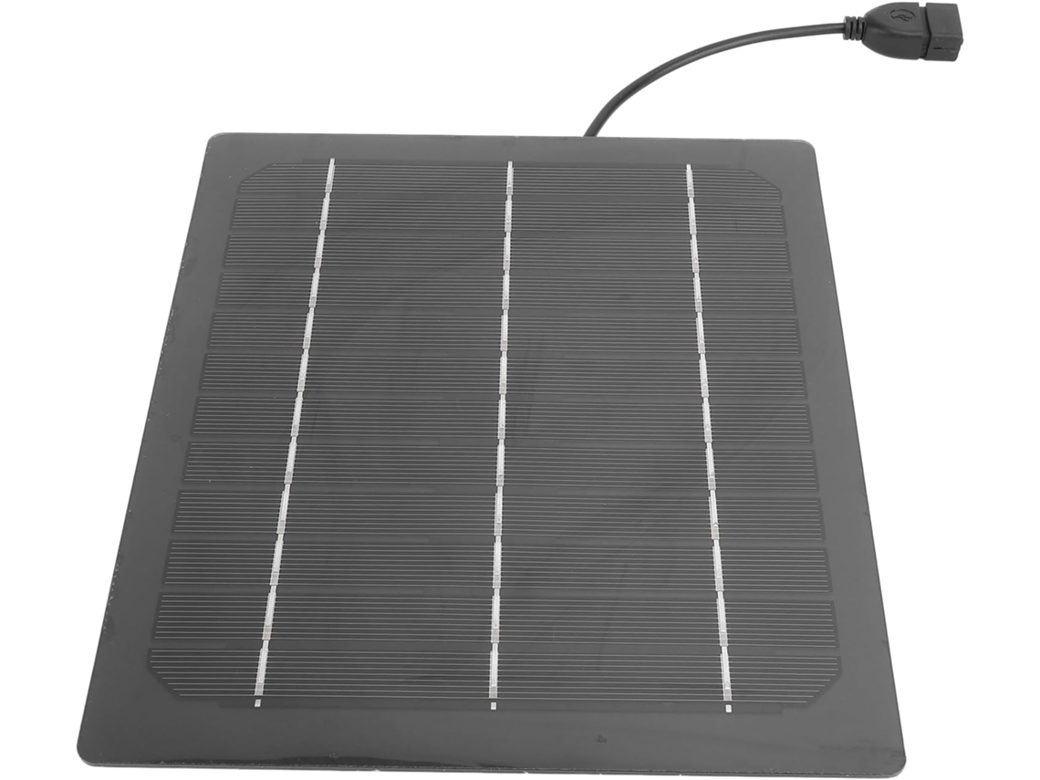 Painel Solar Para Ventilador De Camping