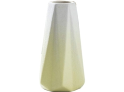 Vaso geométrico moderno em cerâmica, porcelana elegante para sala de estar, cozinha, mesa, casa e decoração de escritório.