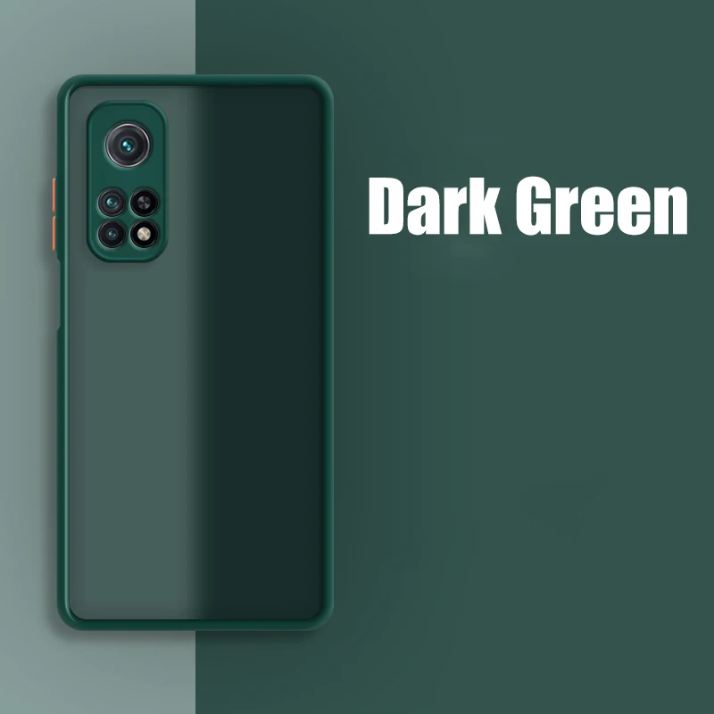 Capa Protetora Fosca À Prova De Choque (verde Escuro Para Note 20)