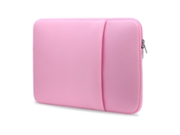 B2015 15'' Capa De Laptop Com Fecho Zipper Macia Rosa Para Macbook Air Pro Ultrabook