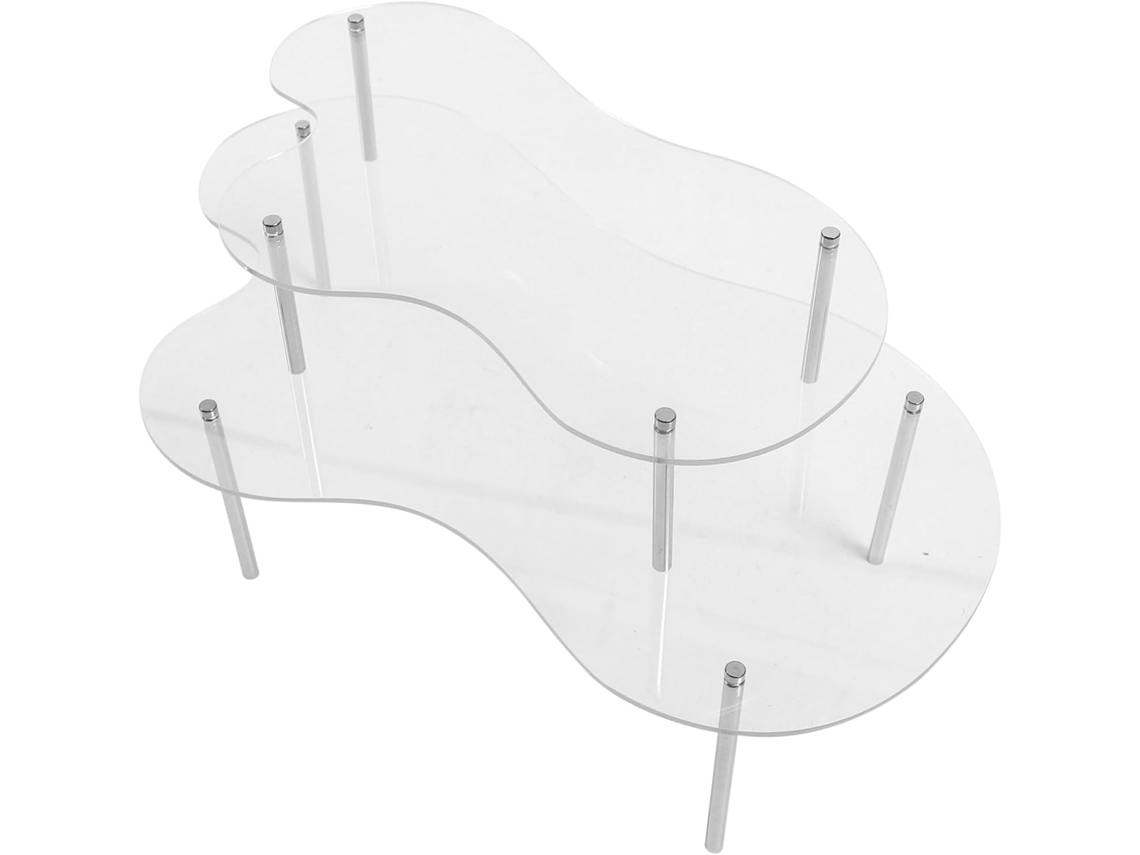 Conjunto De 1 Suporte Transparente Para Bolos, Ideal Casamentos E Aniversários, Com