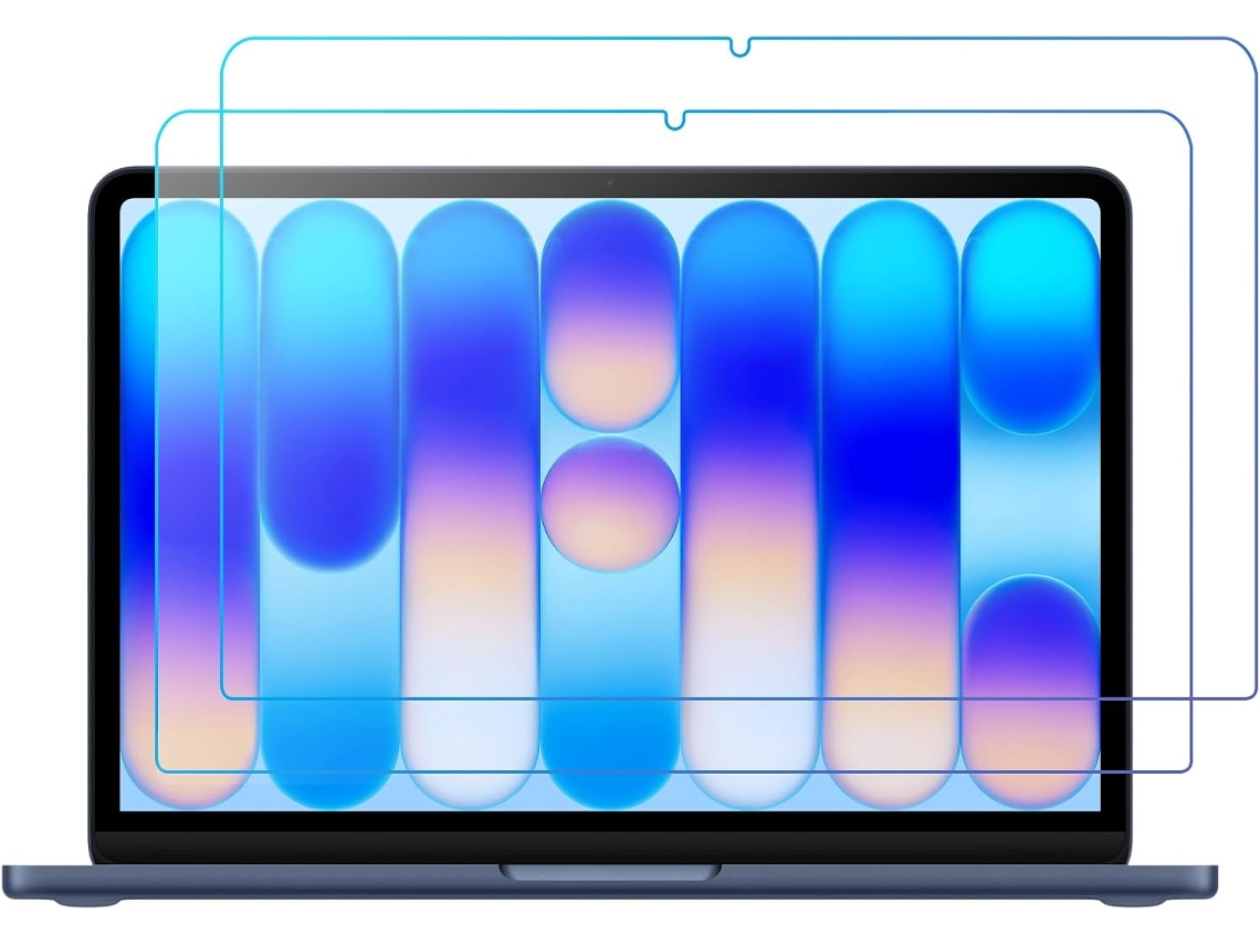 Película Proteção Ecrã Vidro Temperado 9h Ultra Transparente Portátil 13 Polegadas 2026 Modelo A3404