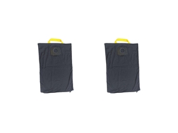 Sacos De Pó De Tecido Laváveis Para Aspirador De Pó Karcher Wd4 Wd5 Wd6 - Peças Premium - Preto_ozo