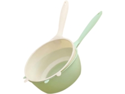 Healifty Conjunto De 2 Peneiras Plástico Para Lavar Arroz, Filtro Pia
