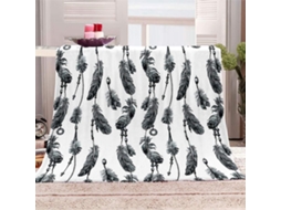 Manta de Microfibra Fansu Flanela Macia e Fofa 3d para Cama Sofá Ou Se Manter Aquecido no Inverno 150x130cm, M