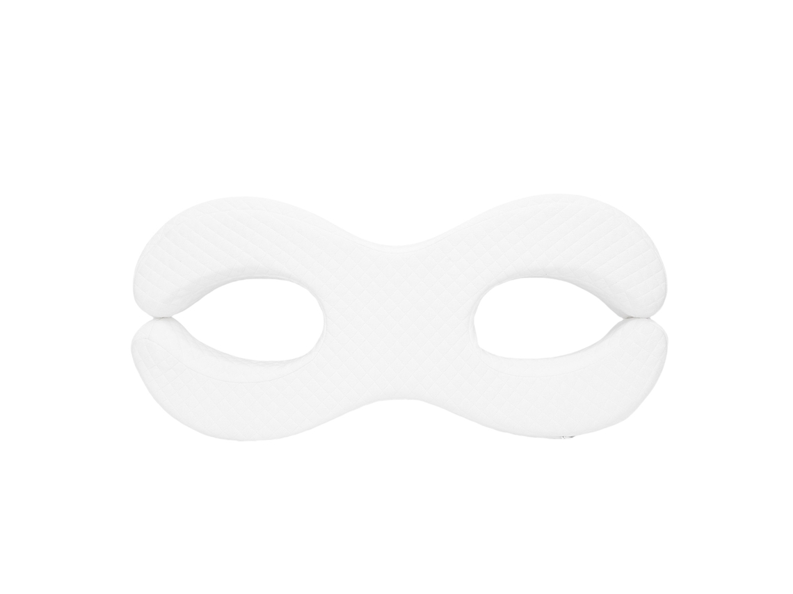Travesseiro de Memória com Buracos para Ouvido Branco 9cm
