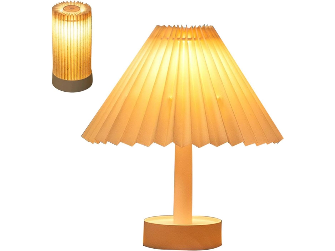 Luminária noturna USB com alimentação por bateria, design decorativo e artístico.