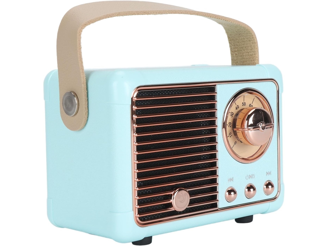 Caixa de Som Bluetooth Estilo Vintage SFUSHOS
