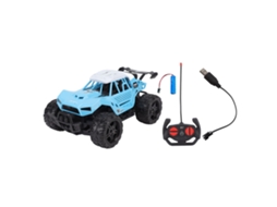 Mali carro de Controle Remoto 4wd Anti derrapante Luz e Som 2.4ghz Crawler Off Road Brinquedo para Crianças Acima de 3 Anos Azul