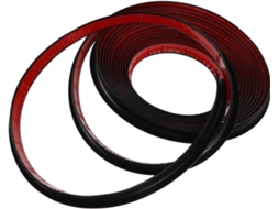 Chuva Defletor Para Calha Em Pvc Marrom, Modelo J, Flexível E Protetor, Para Caminhões.