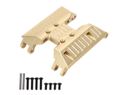 Mali placa de Proteção de Latão Rc para Eixo Utb18 1/18 e Carro Rc Capra Base Inferior Transmissão Central Dourada