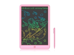 Lurelia, Tablet Lcd, 13,5 Polegadas, Rosa, Caneta, Infantil, Portátil