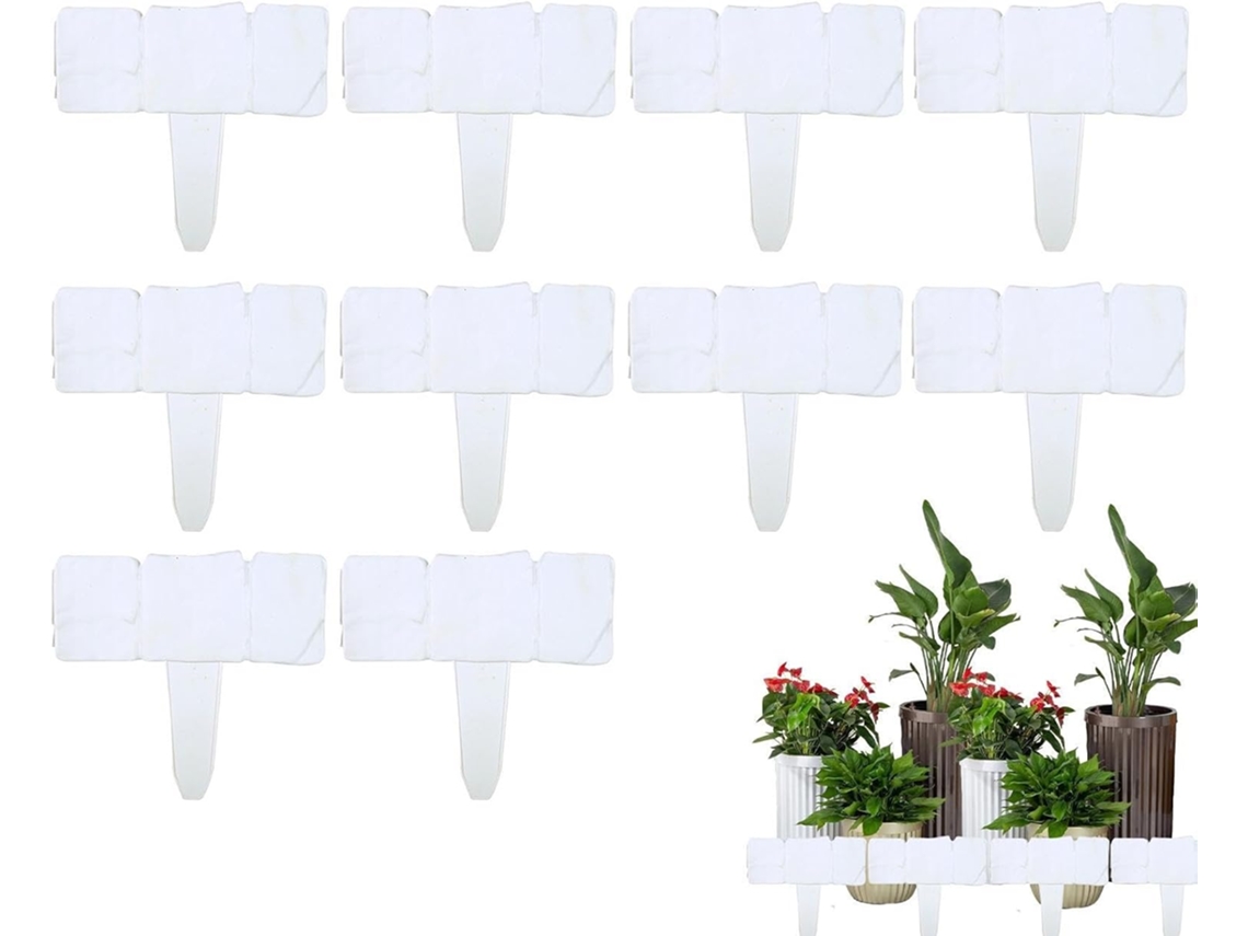 Bordas de Pedra Artificial 10 Cercas Artificiais Realistas,s Às Intempéries, para Bordas de Gramado e Paisagismo, para CHABERLU