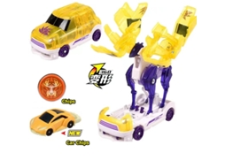 Burst Speed ​​​​​​\​\​deformação Carros Gritando Jogos Figuras De Ação Captura Wafer 360 Rotação Transformação Carros Selvag Aquaforge