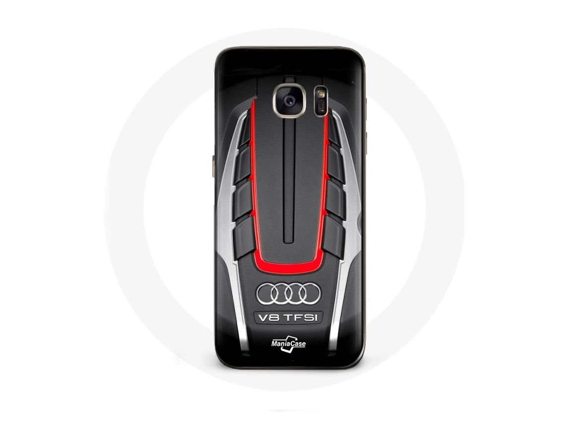 Capa para Samsung Galaxy S6 Audi S8 logotipo vermelho