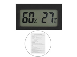 VYLARA Termômetro Higrômetro Digital Para Uso Interno, Medidor De Temperatura E Umidade Digital 2 Em 1 Com Monitoramento De Alta Precisão, Sensor De Temperat
