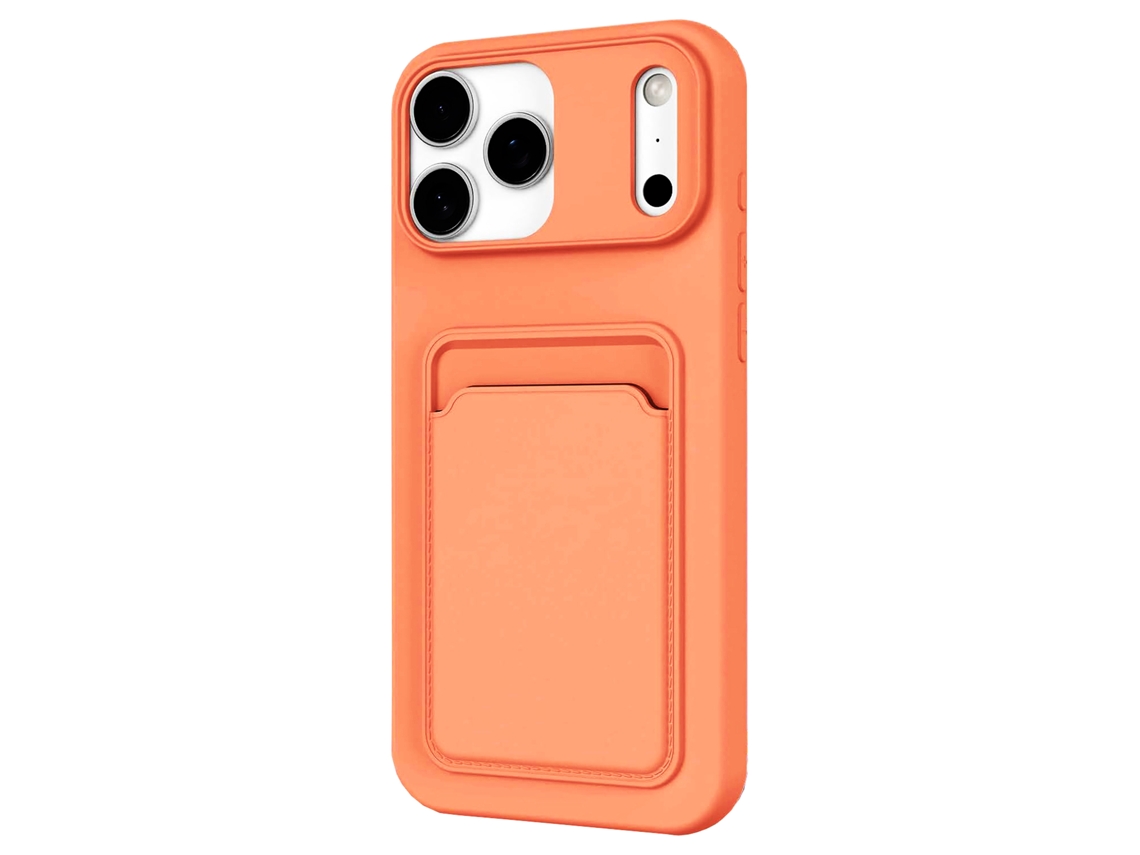 Capa Para Iphone 17 Pro Com Compartimento Para Cartão