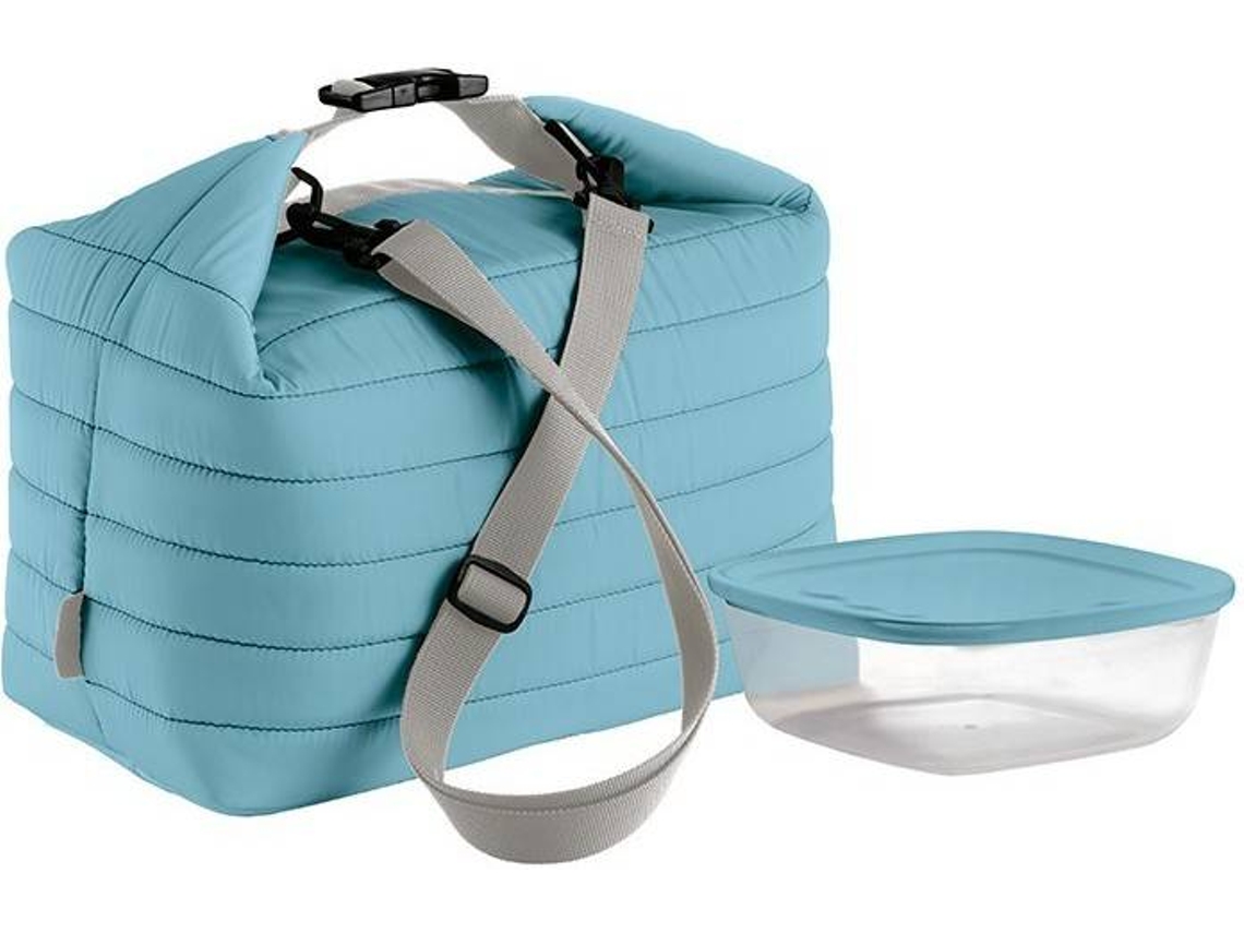 Conjunto Saco Térmico e Recipiente GUZZINI Handy Azul Claro