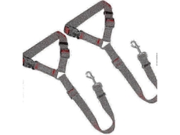 Cinto de Segurança Ajustável para Cães em Carro com Protetor Elástico, Animais Estimação, Arnês Cães. GOKOCO