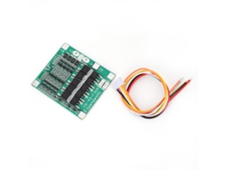 Hkj placa de Proteção Pcb 30a com Balanceamento para Bateria Li Ion 18650 16.8v Componentes Eletrônicos
