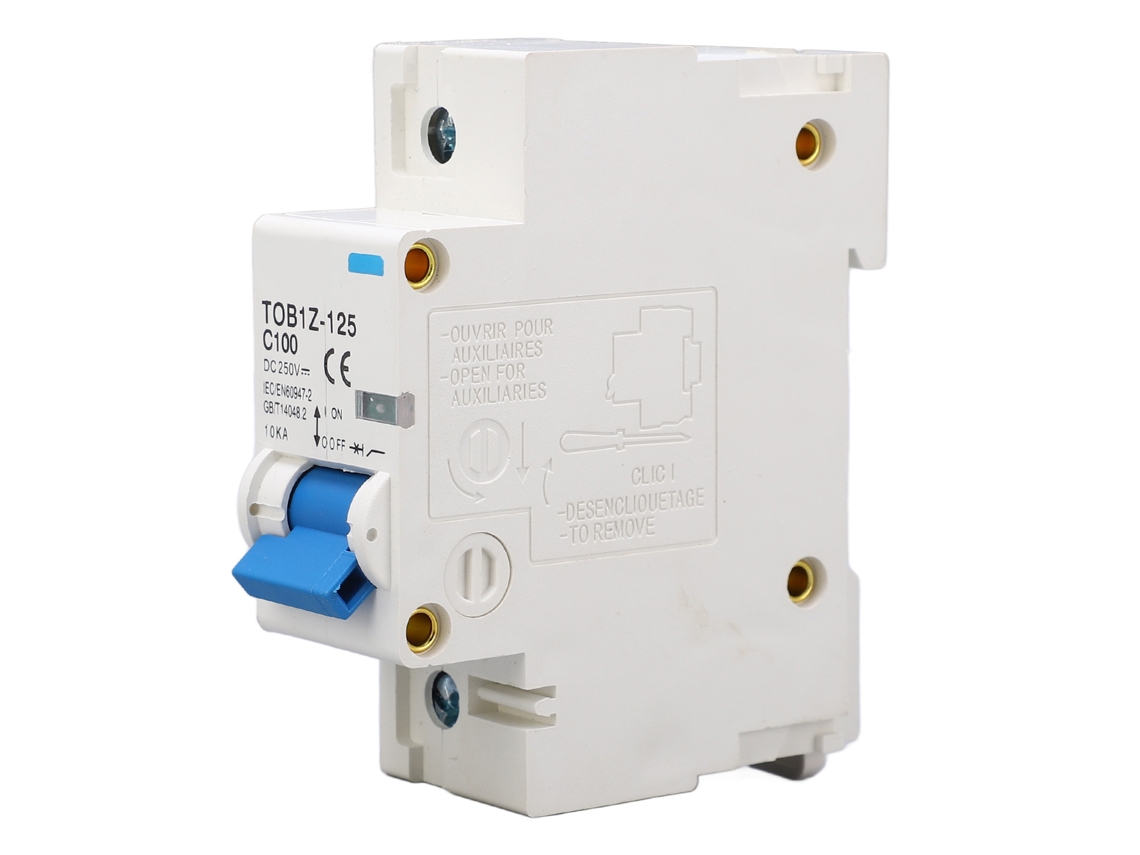 Laxiscreed Disjuntor Dc 1p Para Painéis Solares, Proteção Contra Curto-circuito E Sobrecarga