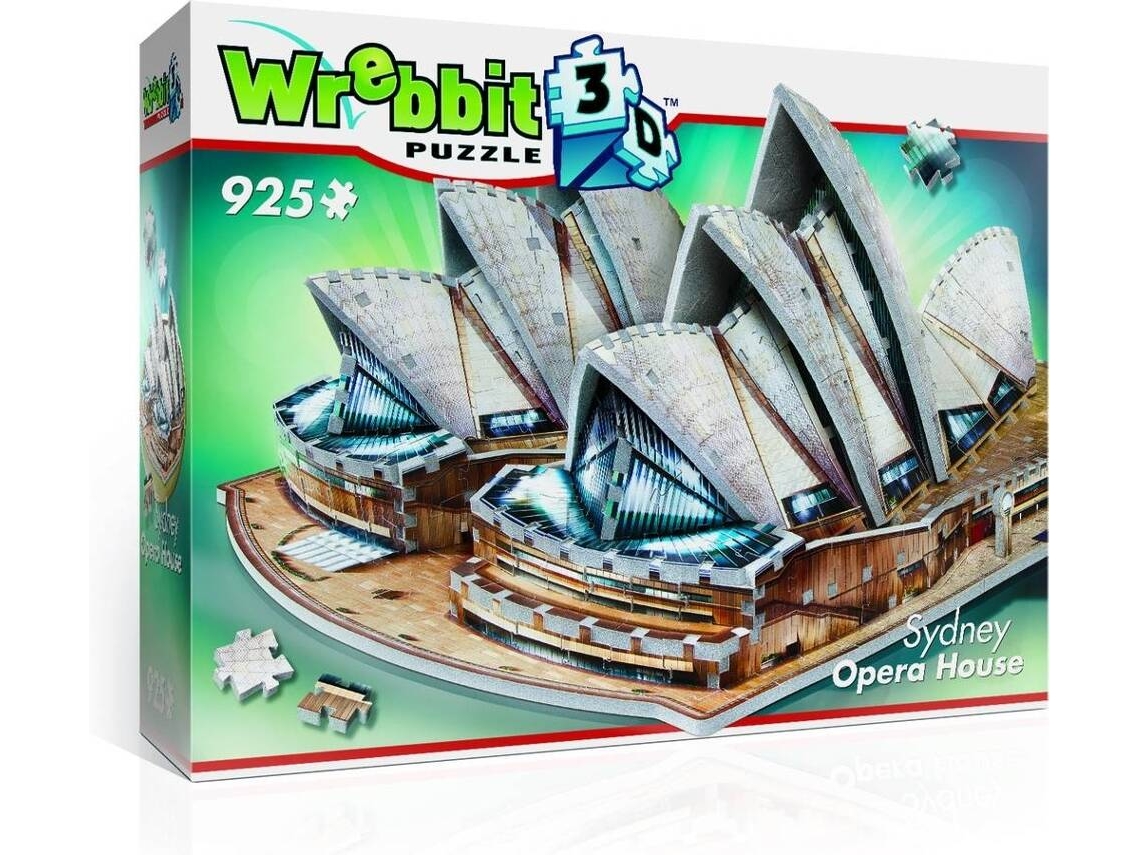 Puzzle 3D WREBBIT Ópera de Sidney (Idade Mínima: 12 - 925 Peças)