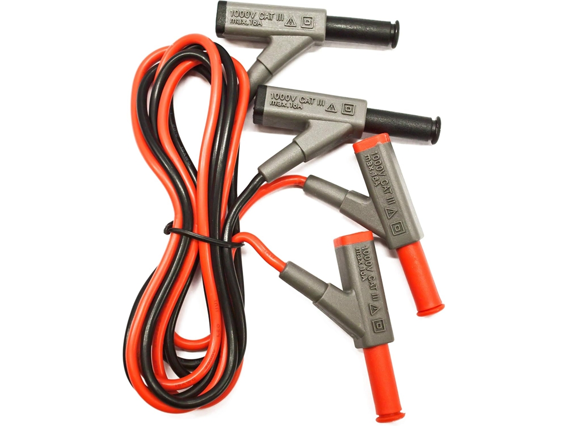 Cabo Ligação Isolado 4mm Conector Cat Iii 1000v
