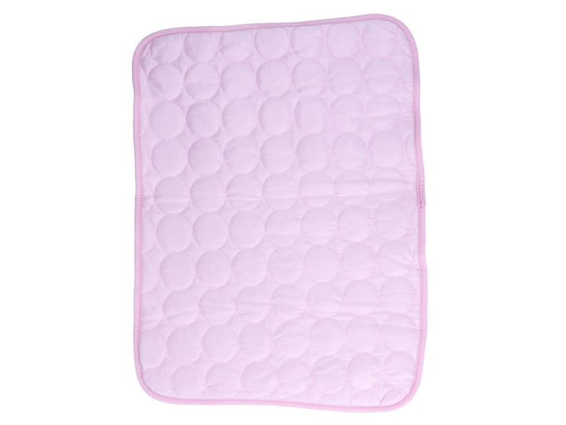 Tapete Refrescante, para Cães e Gatos, Autorefrescante, Respirável, Dobrável, 60x50 Cm, Rosa AQUAFORGE