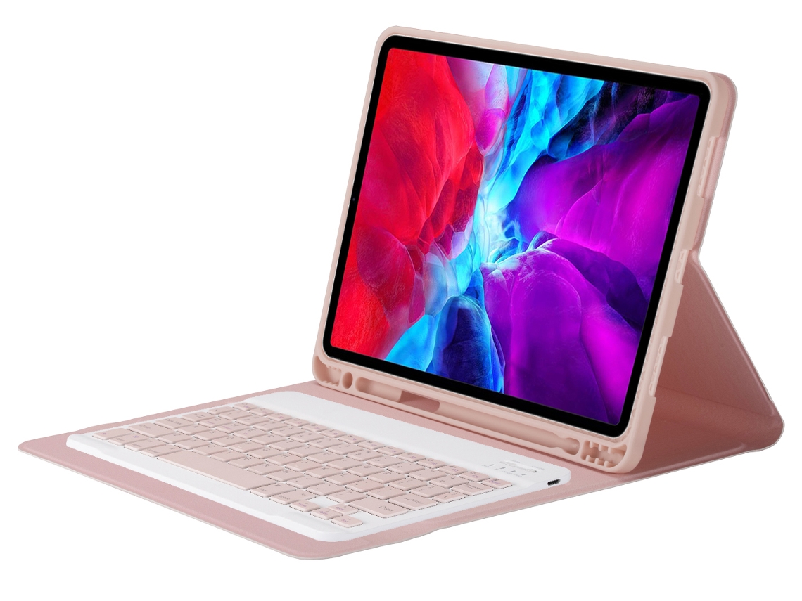 Capa Flip e Teclado Bluetooth YIMGOTTA Ps45C para iPad Mini 1/2/3/4/5