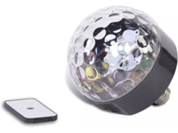 Party Fun Lights LED Bluetooth para discoteca com coluna e controlo remoto