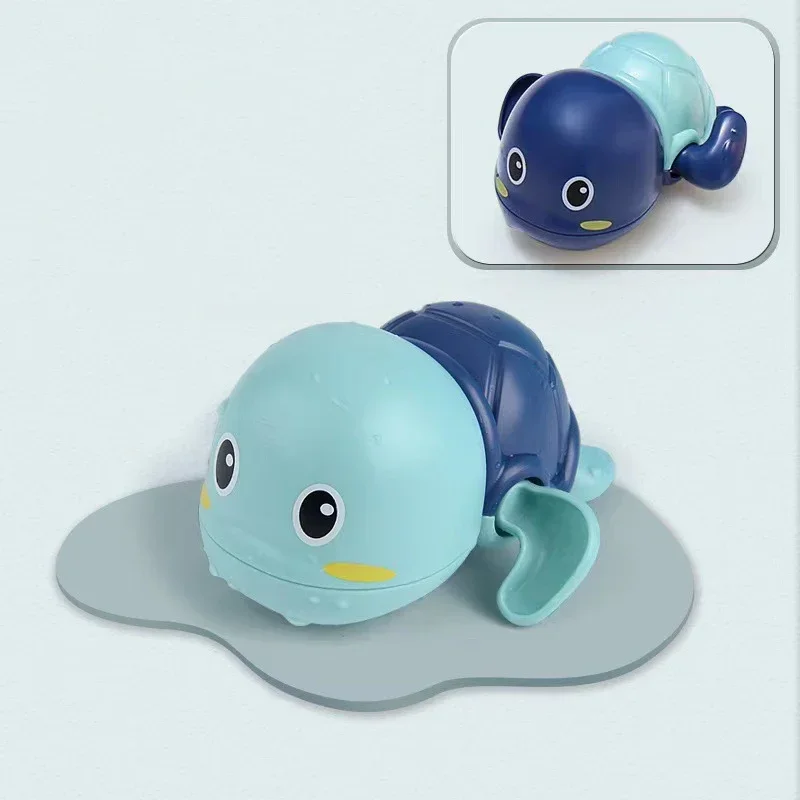 Brinquedo de Banho Infantil para Bebê MDUG (tartaruga Azul)
