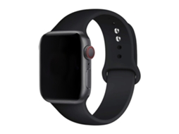 Bracelete Silicone DIV  para Apple Watch 42/44/45Mm Preto