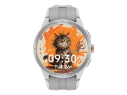 Smartwatch Gtr6 Com Chamadas Bluetooth, Bateria De Longa Duração De 360mah E Design À Prova D'água 3atm (cinza)