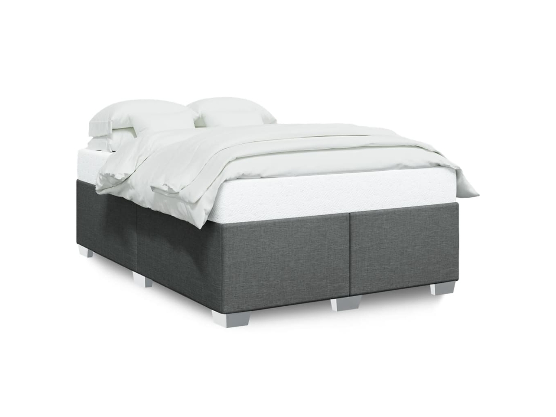 Bed Frame, Bed Frames Vidaxl Cinzeto Tecido (160 X 200 Cm)