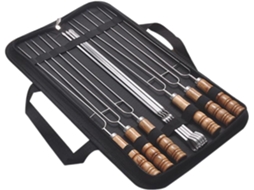 Kit De Limpeza Para Cozinha Esponjas De Limpeza Para Churrasqueira - Escova Ergonômica, Ao Calor E Para Pás, Grelhas E
