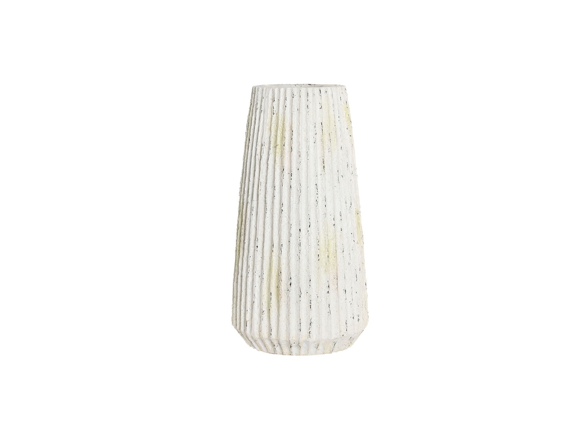Vaso Home Esprit Branco Magnésio 28 X 28 X 53 Cm