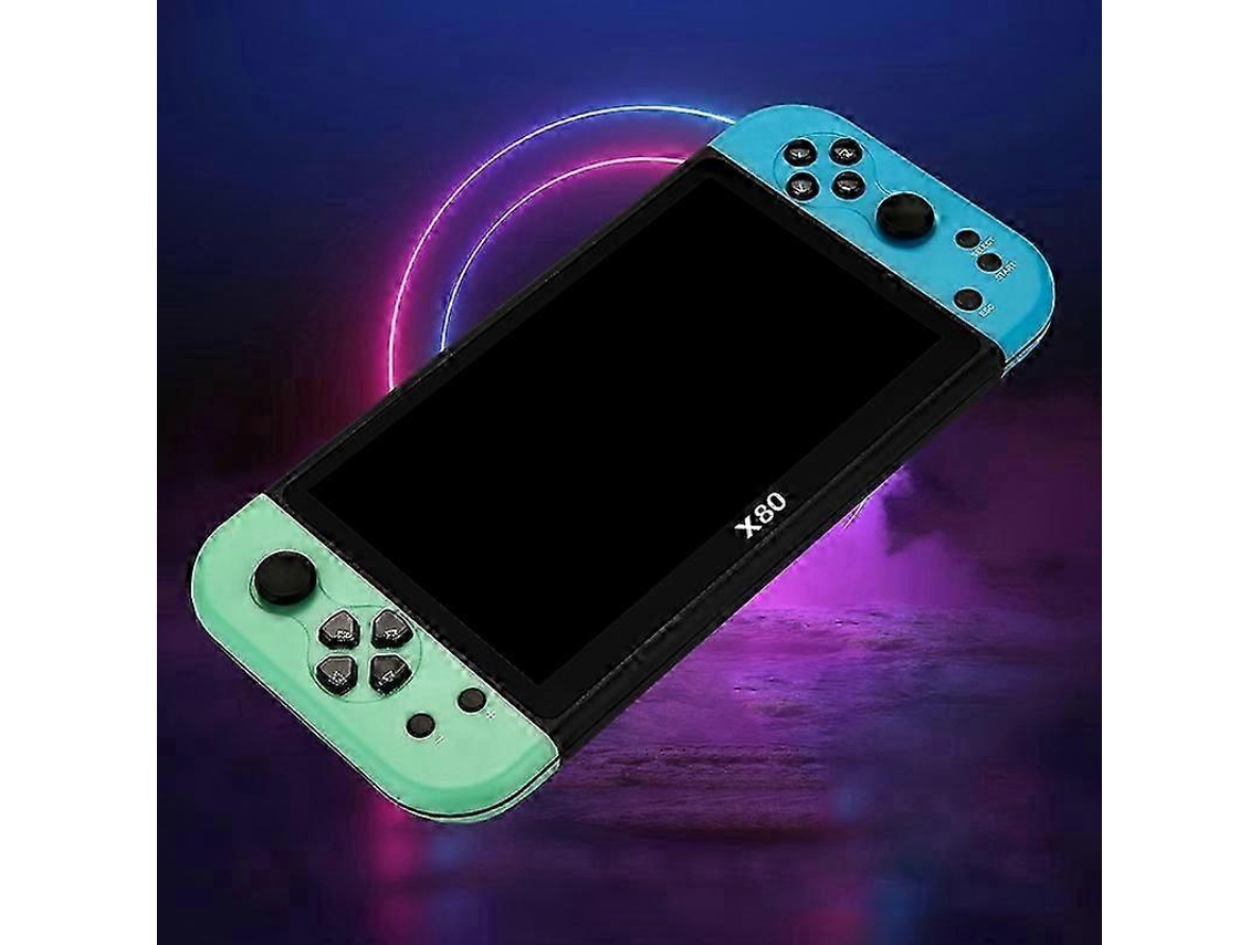 Console De Jogos Portátil X80 Com Tela Hd De 7 Polegadas E 20.000 Jogos VONKELIOS