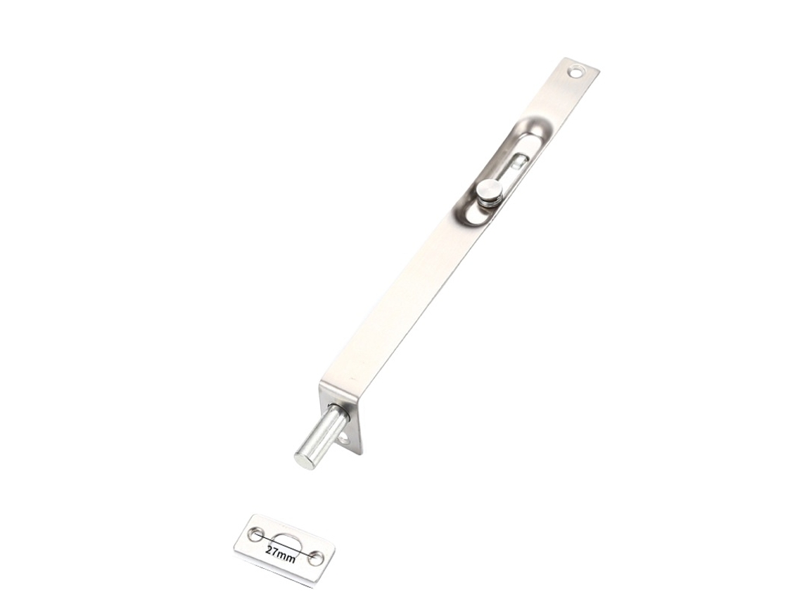 Parafusos Montagem Fechadura Discreta De Aço Inoxidável, 18 Mm De Largura 8 Polegadas, Plástico Elysve
