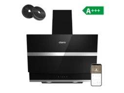 Exaustor Ciarra De Parede A+++ 60cm 650m³/h Boost Controle Táctil/app Desligamento Automático Retardado (5 Min) Preto 736nbk60