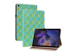 Capa De Couro Trançado Colorido Para Tablet Oppo Realme Pad 10.4 Com Suporte.
