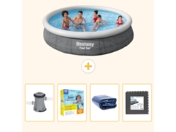 Bestway Piscina Bestway Fast Set Redonda - 366x76 Cm - 5-peças S285