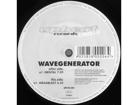 Vinil Mental, Wavegenerator Upbeat Records Limited